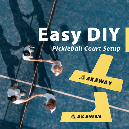 AKAWAV Pickleball Court Markers